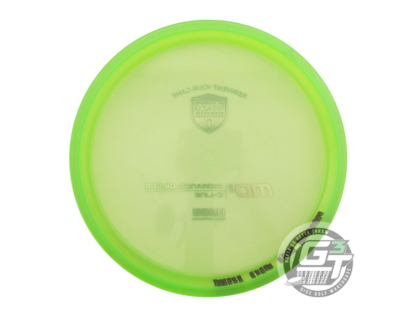USED DiscMania C-Line MD3 177g Lime Lime Foil Midrange Golf Disc