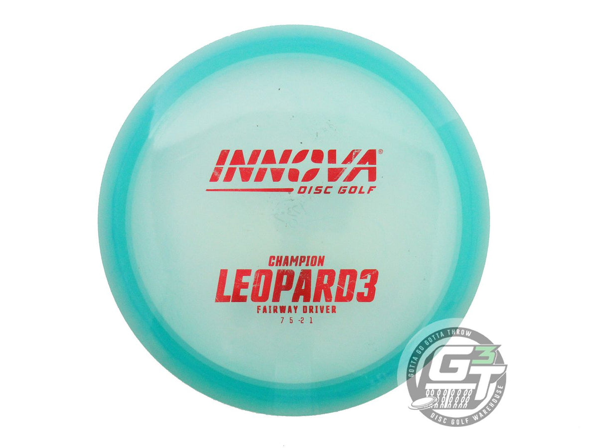 USED Innova Champion Leopard3 175g Seafoam Red Foil Fairway Driver Golf Disc