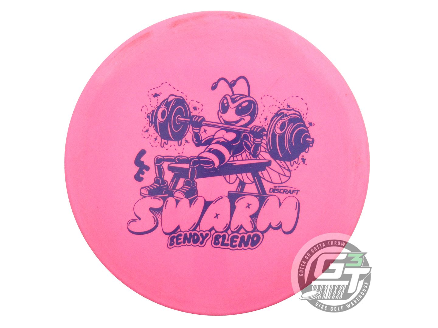 USED Discraft [LEDGESTONE] ESP Super FLX Swarm 177g Pink Midrange Golf Disc