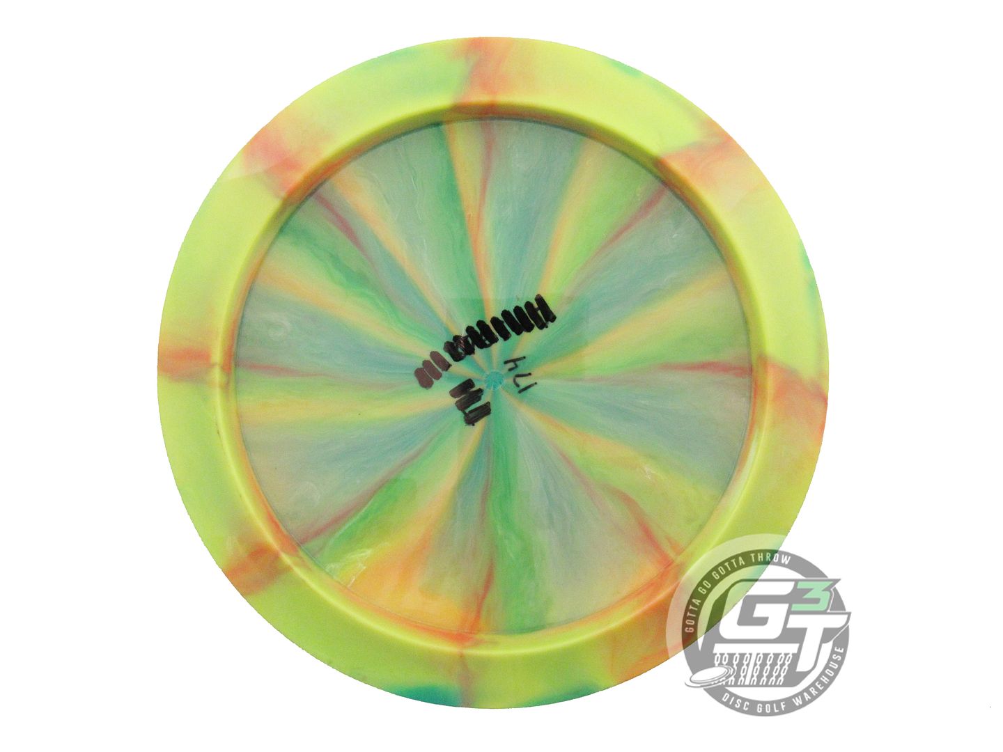 USED Mint Discs [READING] Swirly Apex Goat 174g Yellow-Green Driver Golf Disc