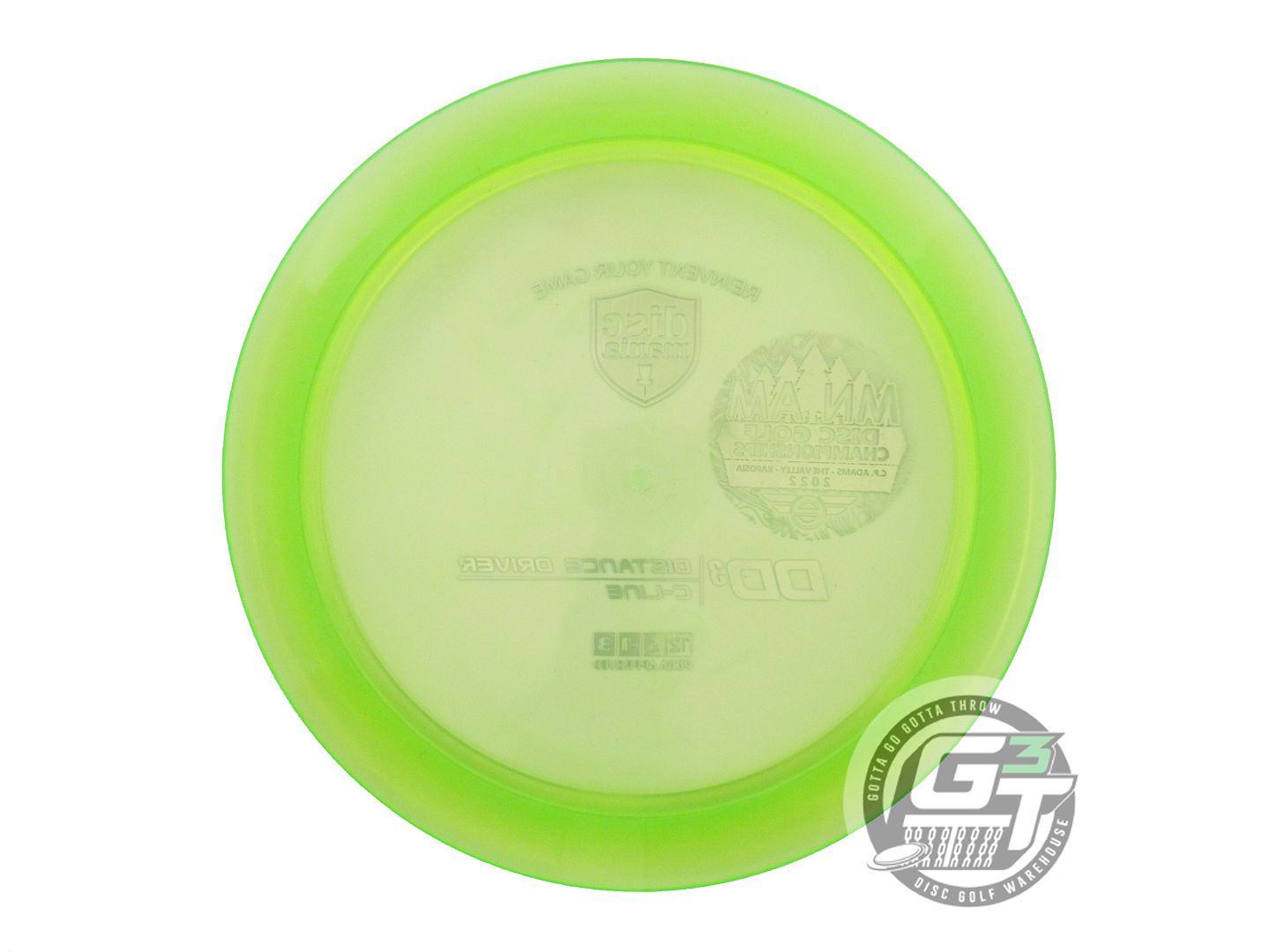 USED DiscMania [MN AMDGC] C-Line DD3 173g Lime Teal Foil Driver Golf Disc