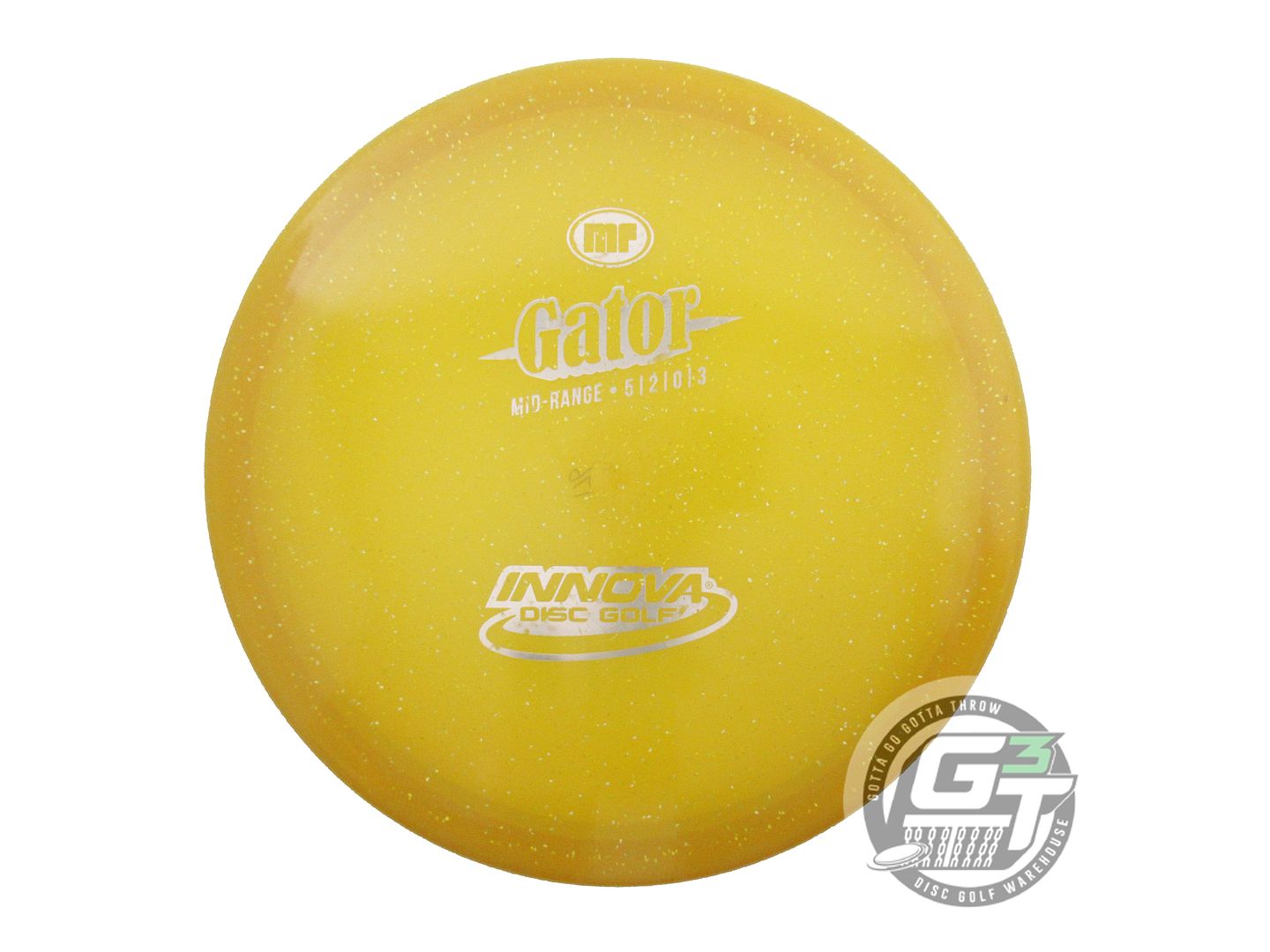USED Innova Metal Flake Champion Gator 176g Marigold Midrange Golf Disc