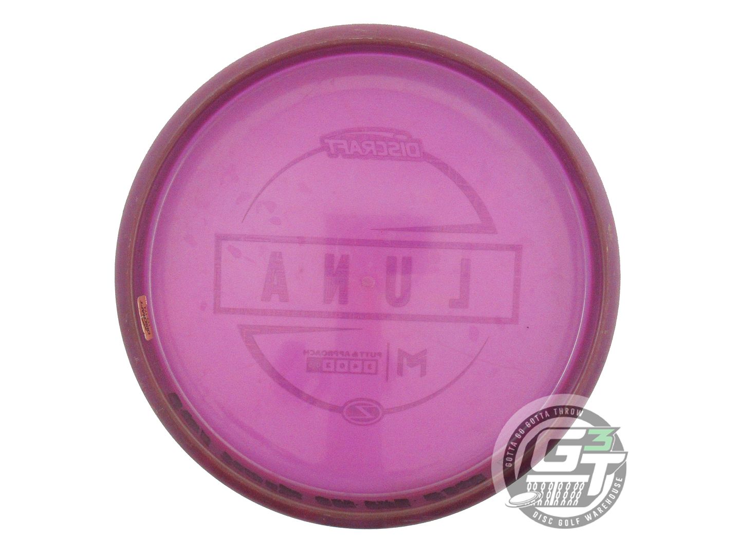 USED Discraft [McBETH] Z Luna 174g Purple Square Holo Foil Putter Golf Disc