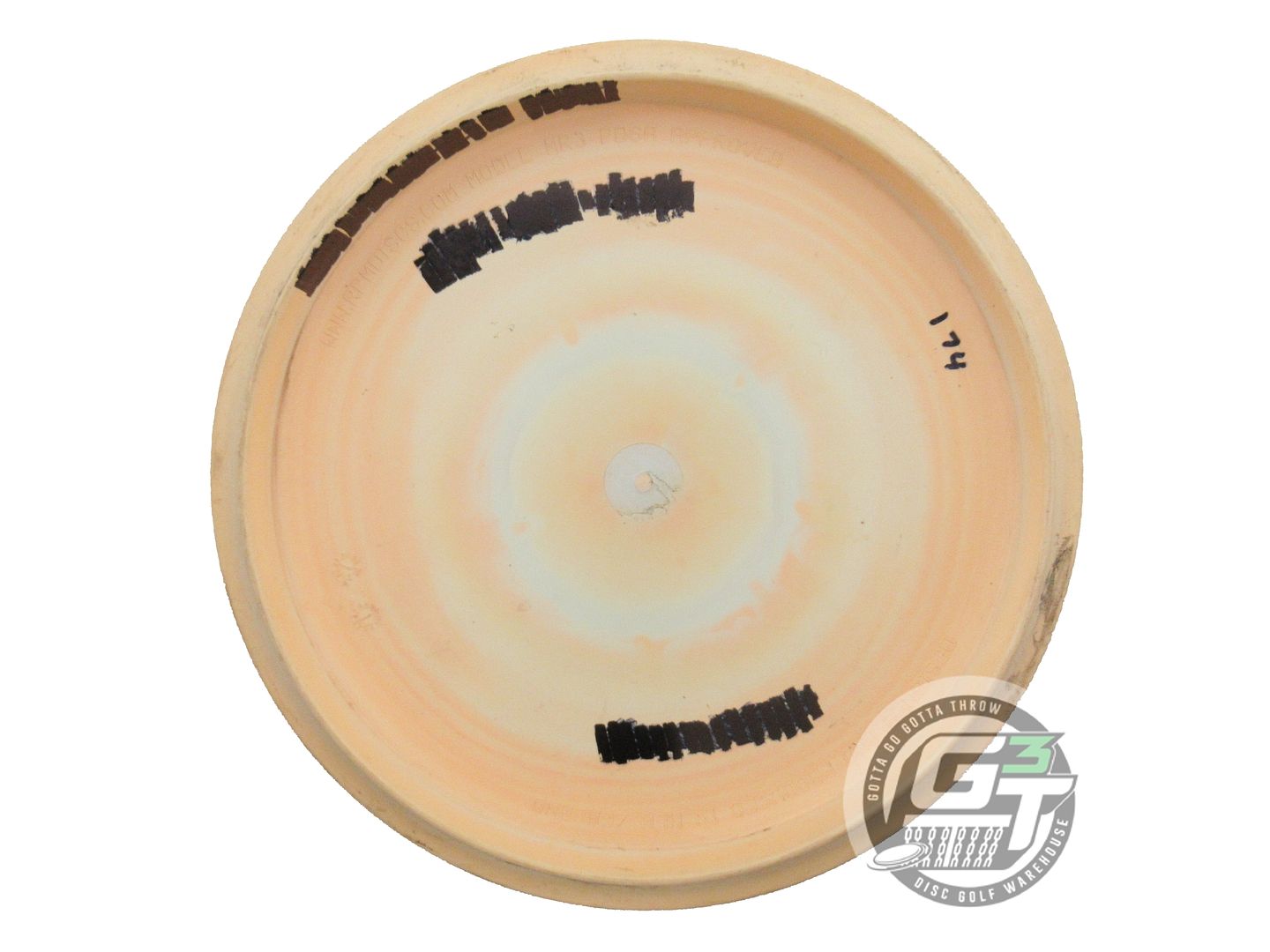 USED RPM Discs Atomic Kotuku 174g Peach Teal Glitter Foil Midrange Golf Disc