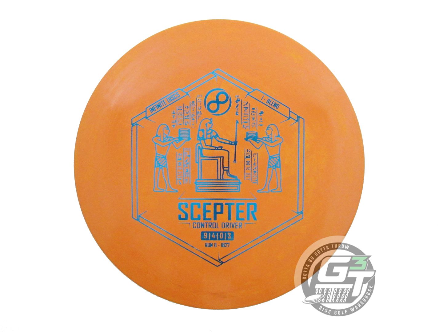 USED Infinite I-Blend Scepter 171g Orange Blue Foil Fairway Driver Golf Disc