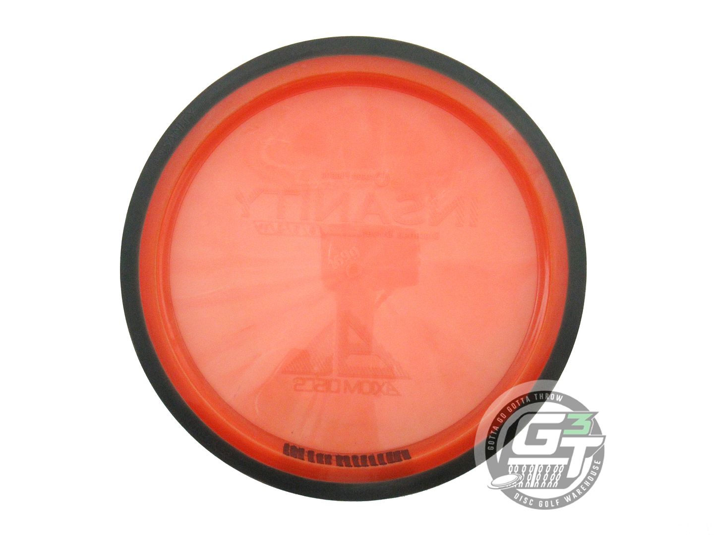 USED Axiom Discs Proton Insanity 169g Orange Black Rim Distance Driver Golf Disc