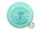 USED Discraft [LEDGESTONE] ESP Force 166g Lime-Teal Heart Foil Driver Golf Disc