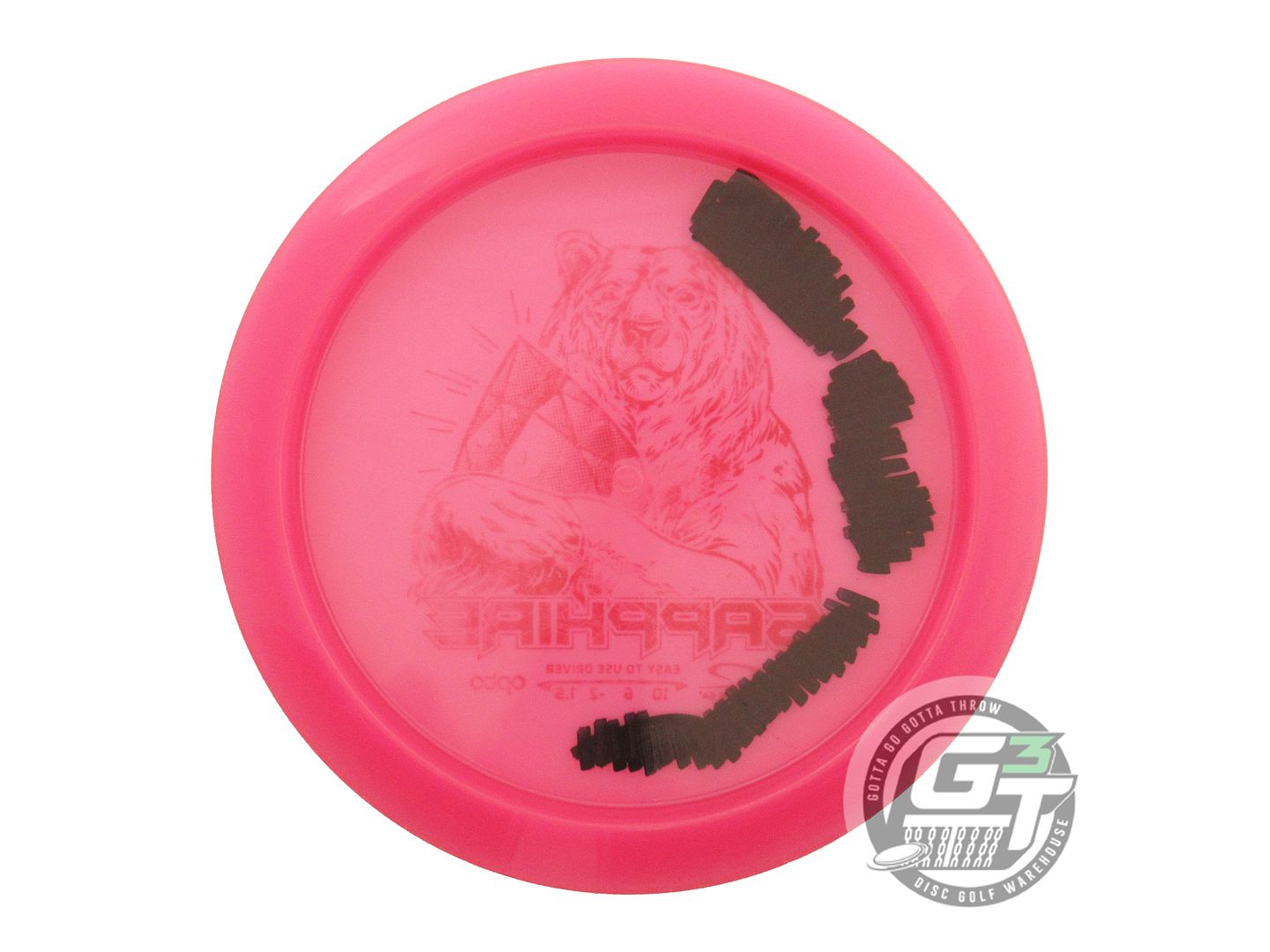 USED Latitude 64 Opto Sapphire 161g Pink Red Stamp Distance Driver Golf Disc