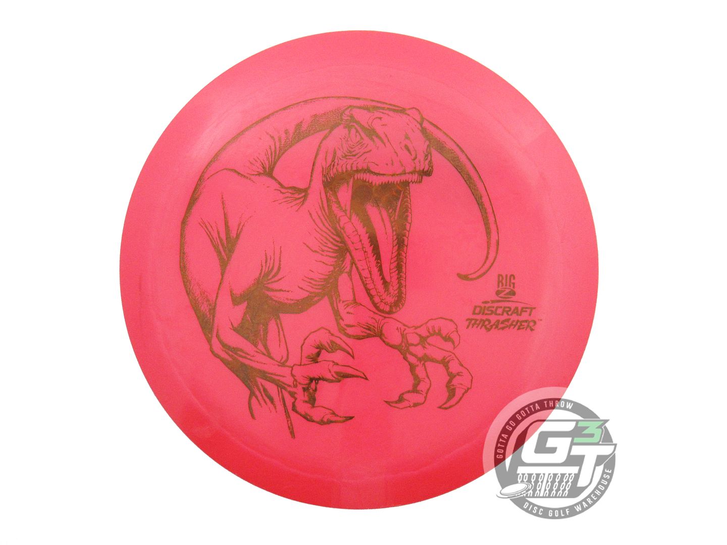 USED Discraft Big Z Thrasher 173g Pink Brown Foil Distance Driver Golf Disc