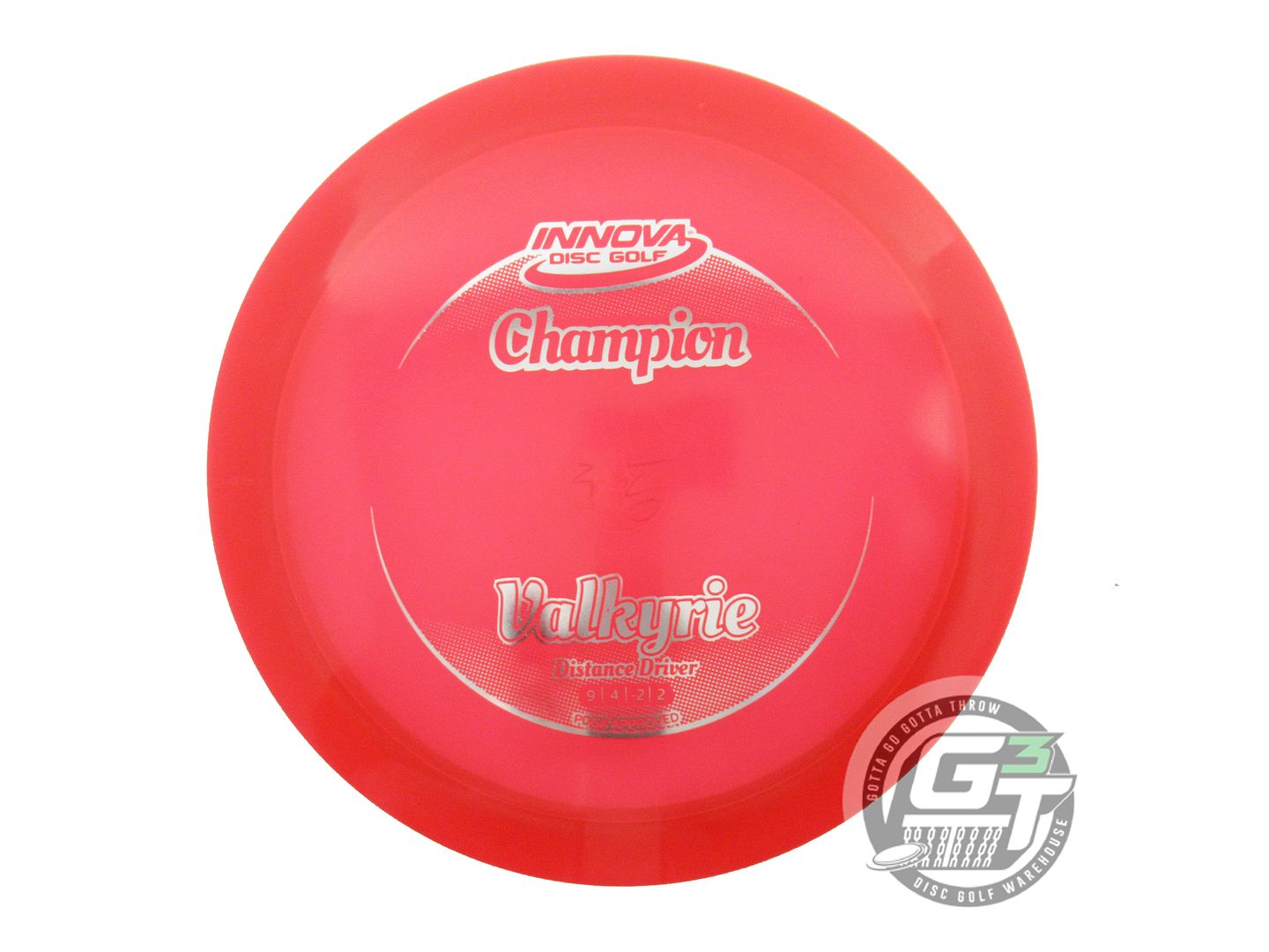 USED Innova Champion Valkyrie 170g Red Silver Foil Distance Driver Golf Disc
