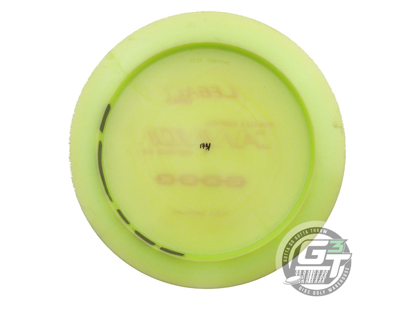 USED Legacy Discs Pinnacle Cannon 174g Yellow Red Stamp Distance Driver Disc