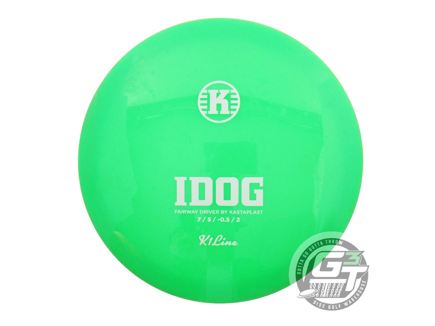 USED Kastaplast K1 Idog 176g Green White Stamp Fairway Driver Golf Disc