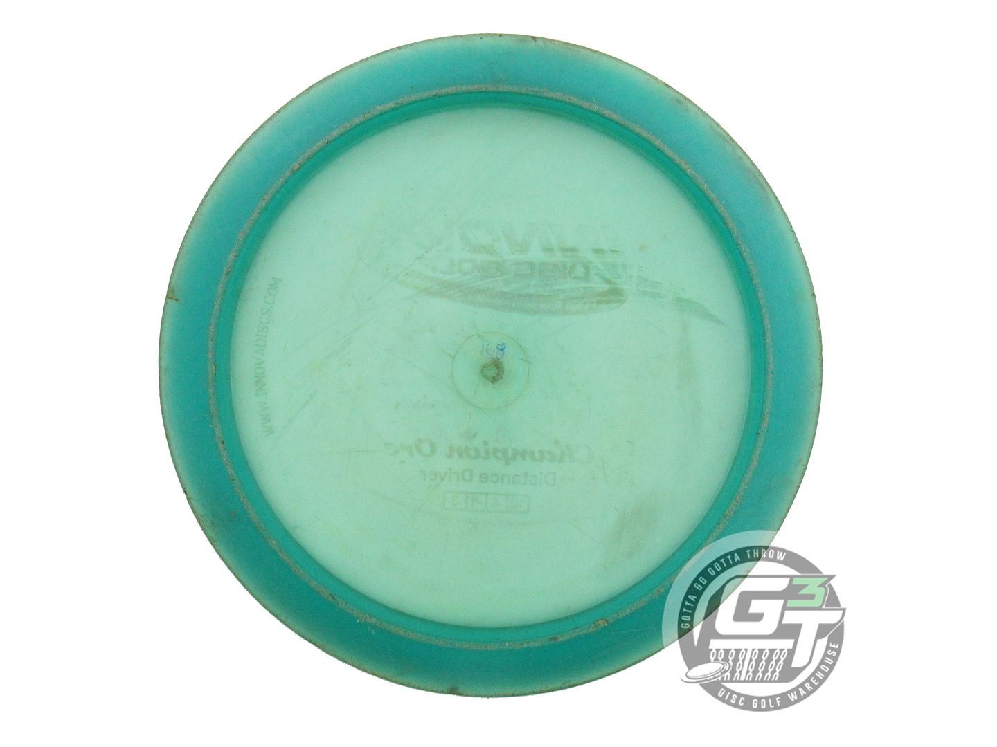 USED Innova Champion Orc 168g Seafoam Gold Foil Distance Driver Golf Disc