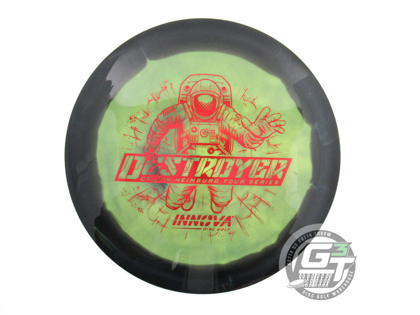 USED Innova [HEIMBURG] Halo Star Destroyer 175g Black-Lime Driver Golf Disc