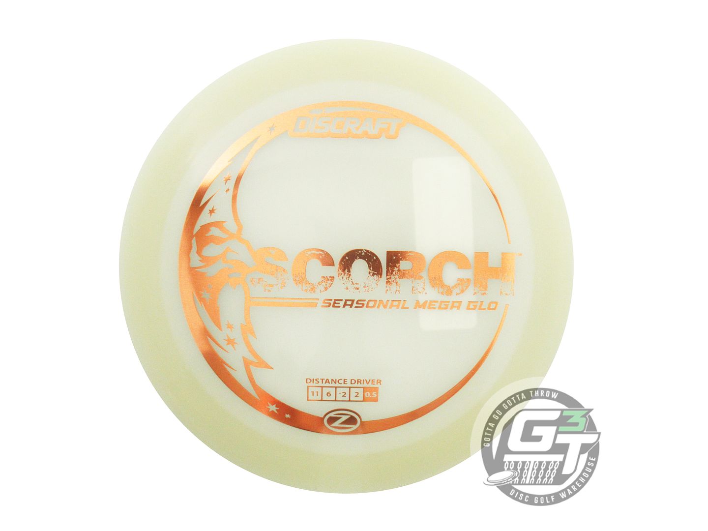 Discraft Seasonal Mega Glo Z Scorch Distance Driver Golf Disc (Individually Listed)