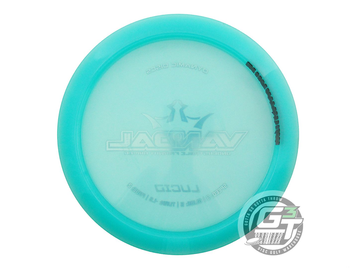 USED Dynamic Discs Lucid Vandal 174g Teal Teal Foil Distance Driver Golf Disc