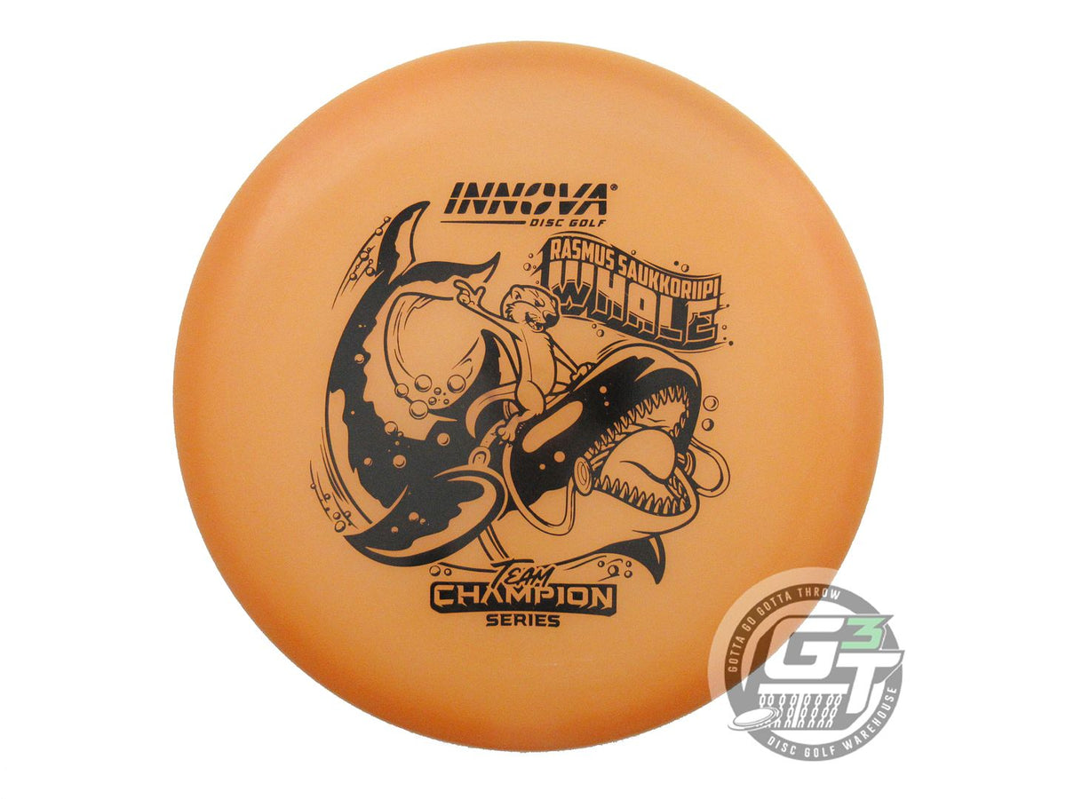 USED Innova [SAUKKORIIPI] Glow Champion Whale 175g Peach Black Stamp Putter Disc