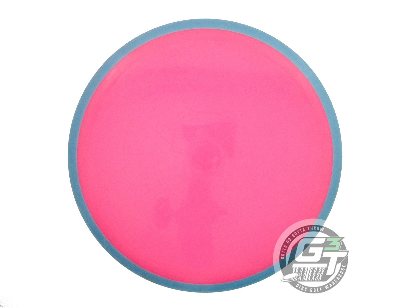 USED Axiom Discs Neutron Rhythm 164g Pink Teal Rim Distance Driver Golf Disc