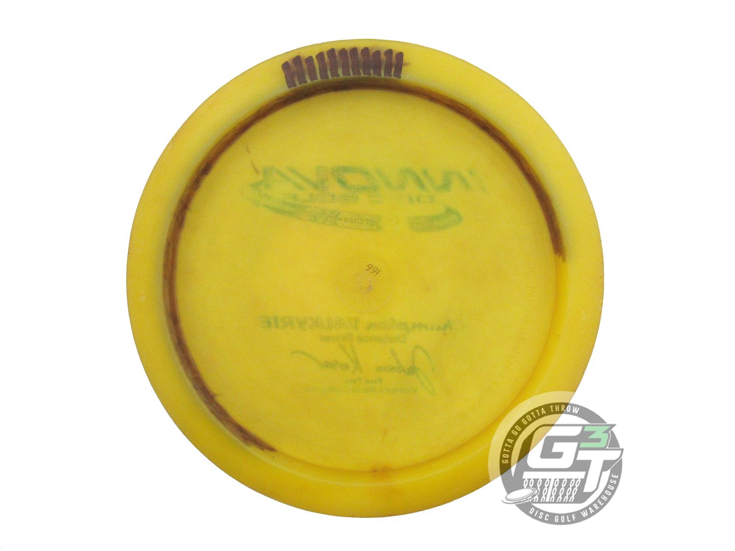 USED Innova [KORVER] Champion Valkyrie 166g Marigold Blue Foil Driver Golf Disc