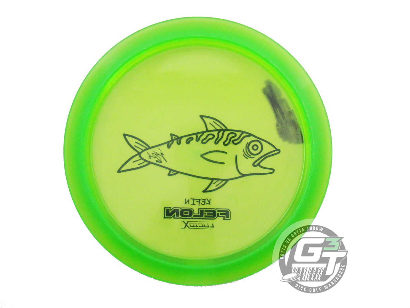 USED Dynamic Discs [OAKLEY] Lucid-X Felon 176g Lime Fairway Driver Golf Disc