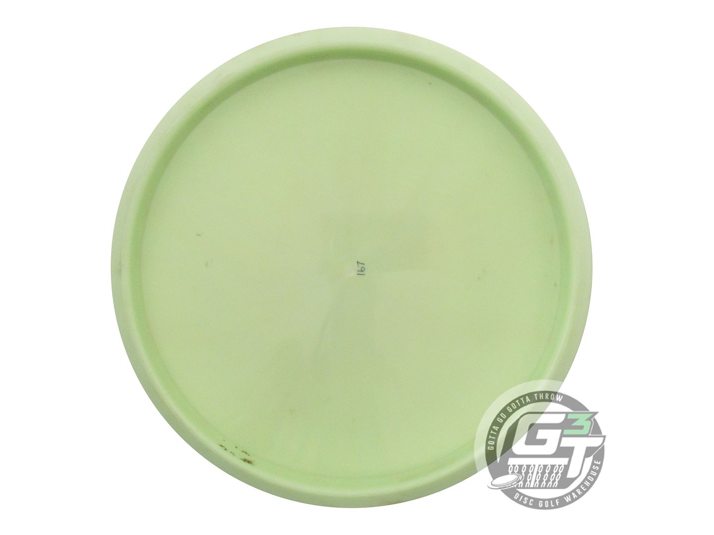 USED Discraft ESP Sol 167g Lime White Stamp Midrange Golf Disc