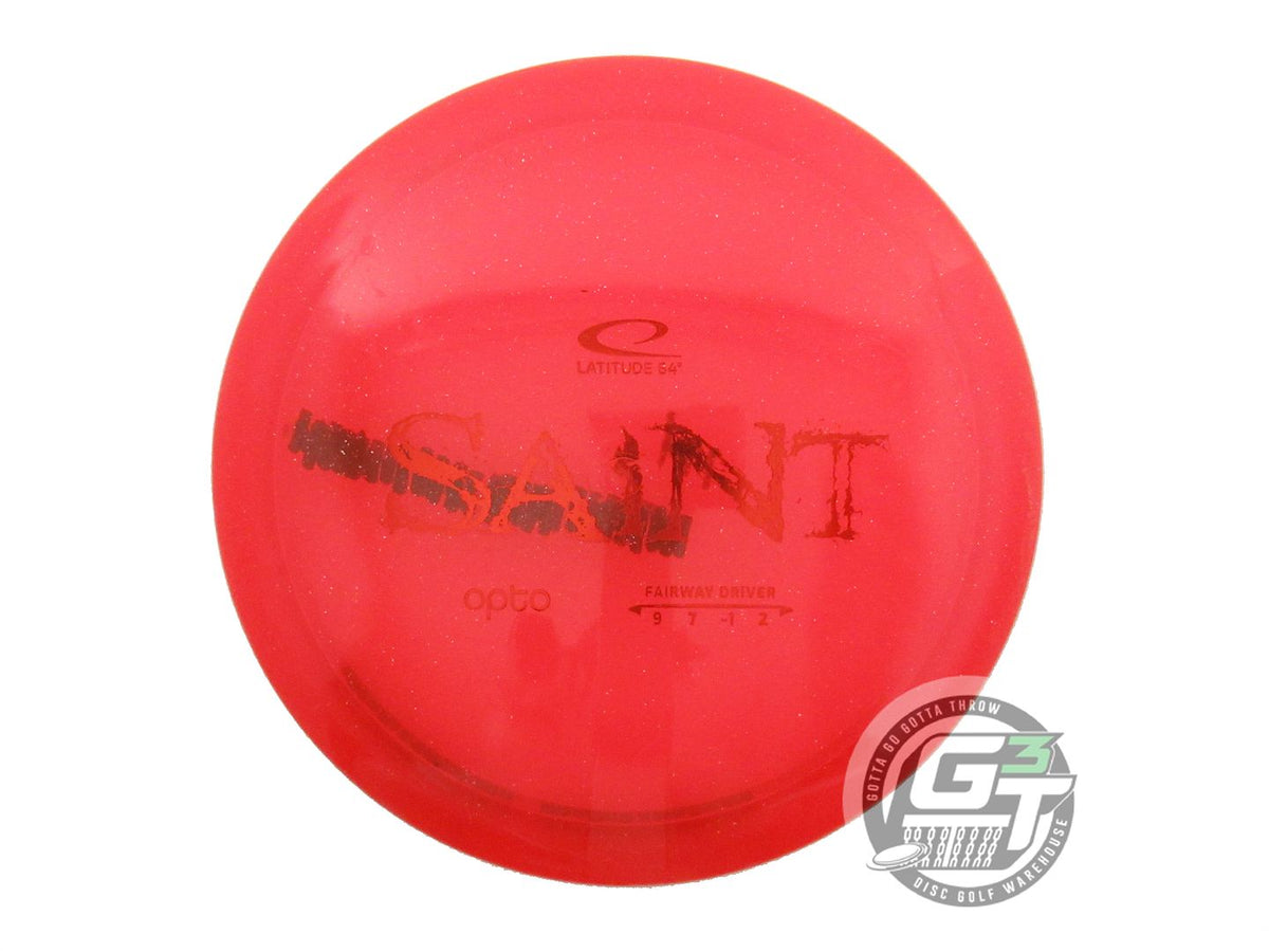 USED Latitude 64 Opto Saint 174g Red Red Foil Fairway Driver Golf Disc
