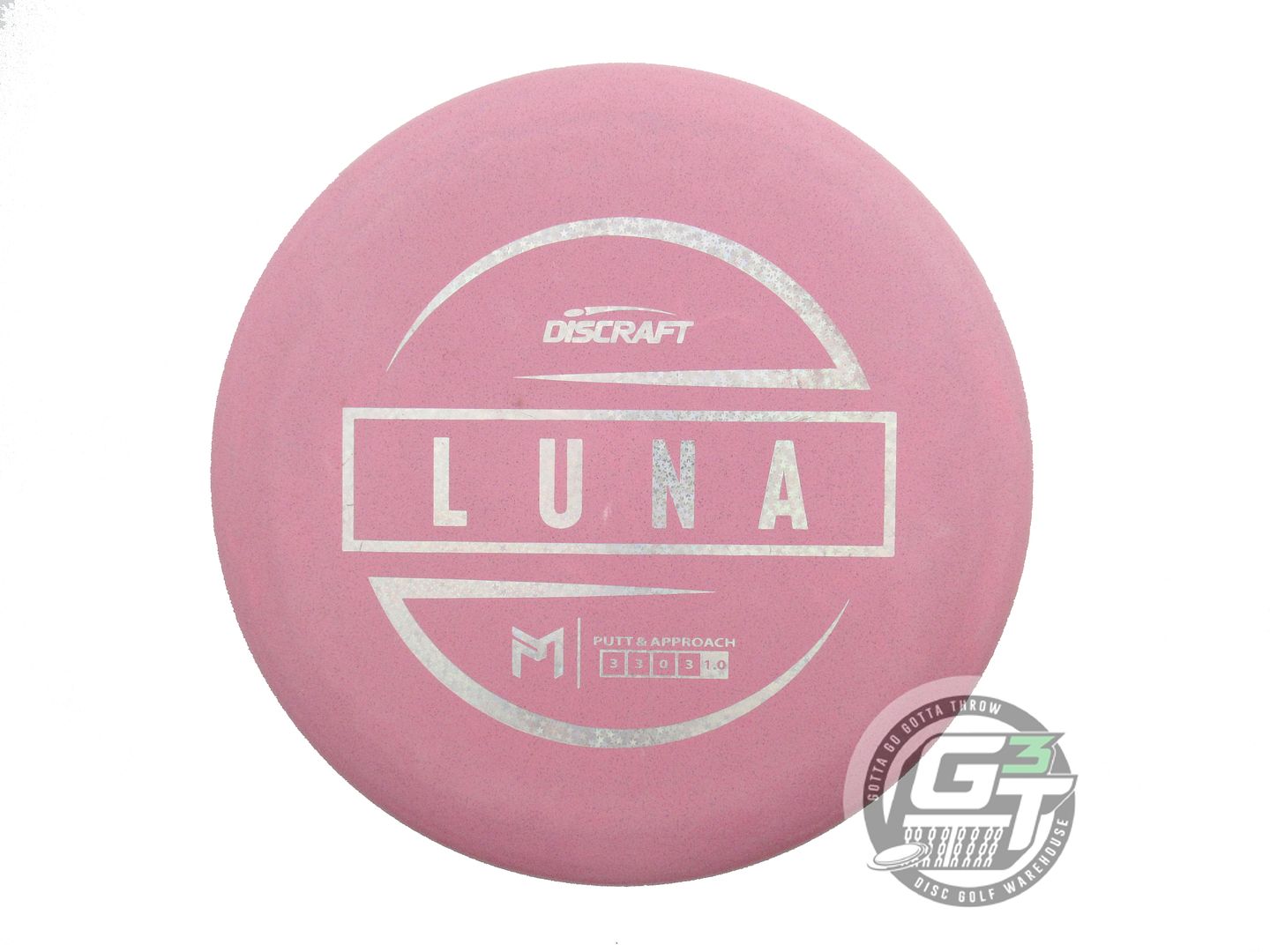 USED Discraft [McBETH] Jawbreaker Luna 150g Pink Holo Star Foil Putter Golf Disc