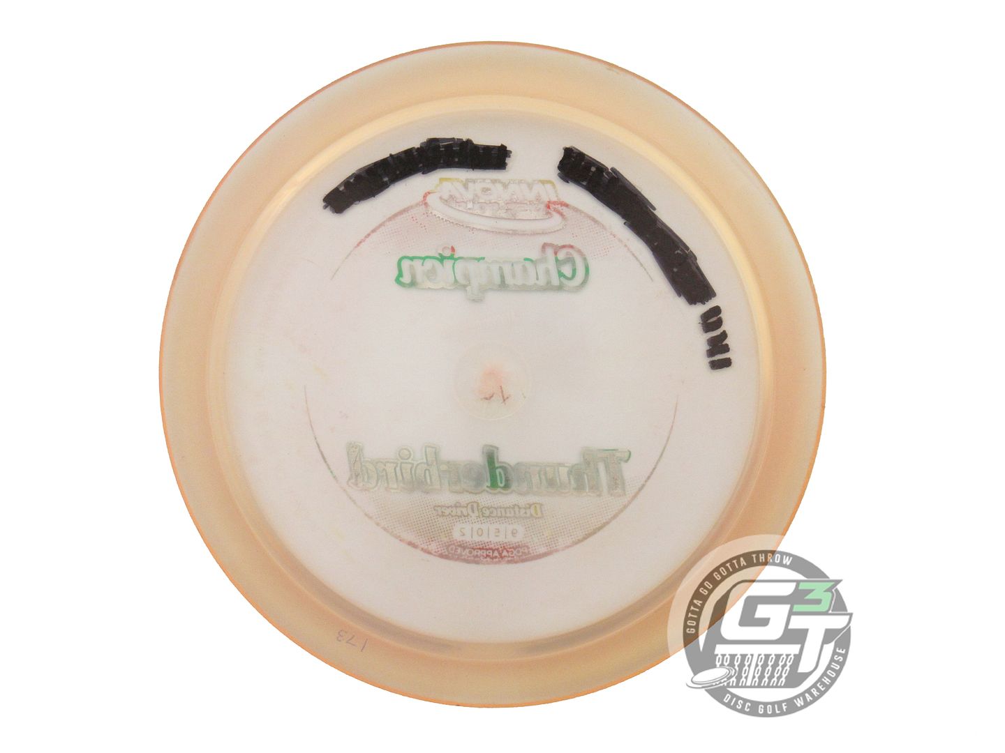USED Innova Champion Thunderbird 173g Lt. Peach Rasta Foil Distance Driver Disc