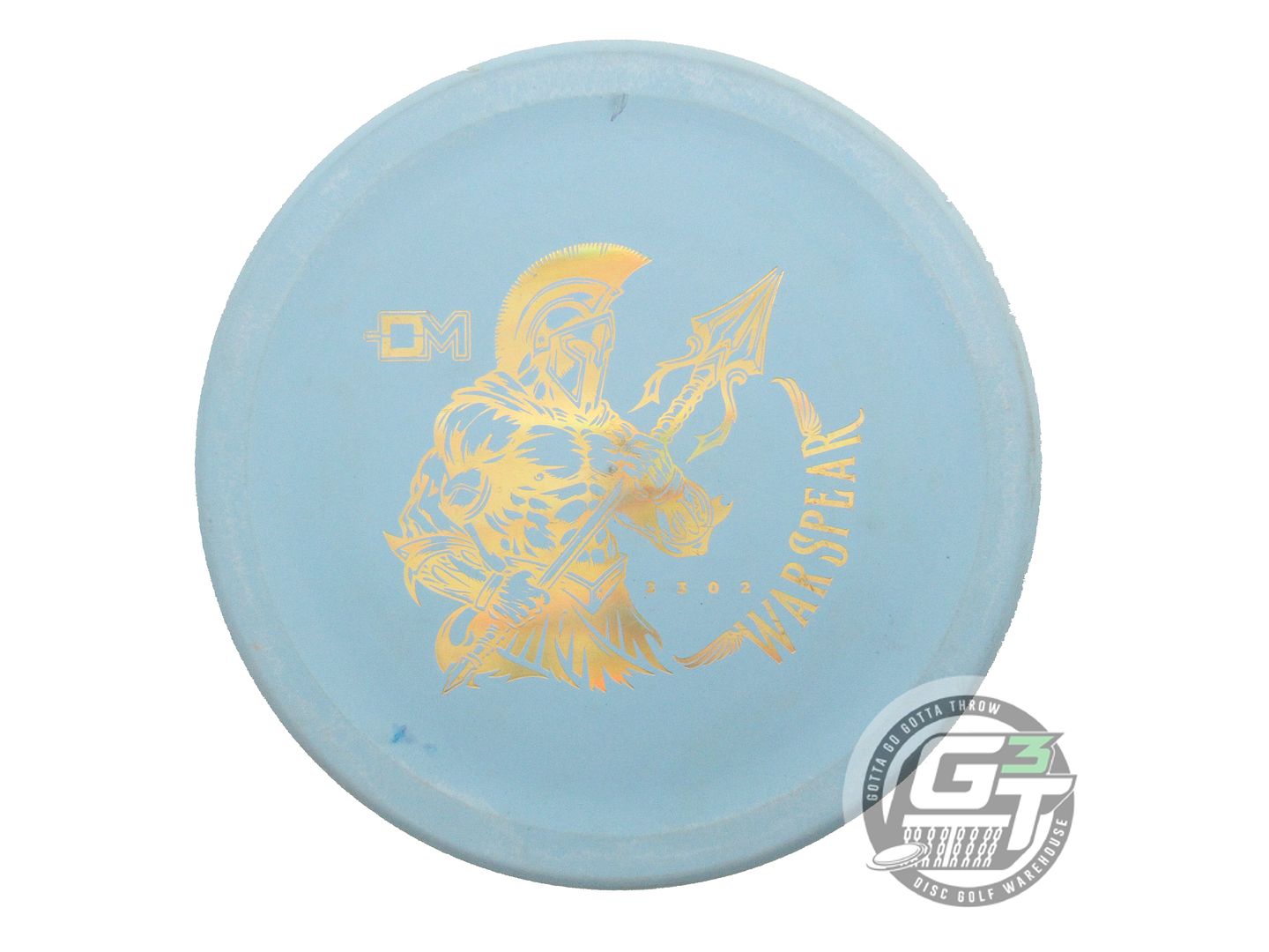 USED Gateway [SE] Nylon War Spear 176g Sky Blue Gold Foil Putter Golf Disc
