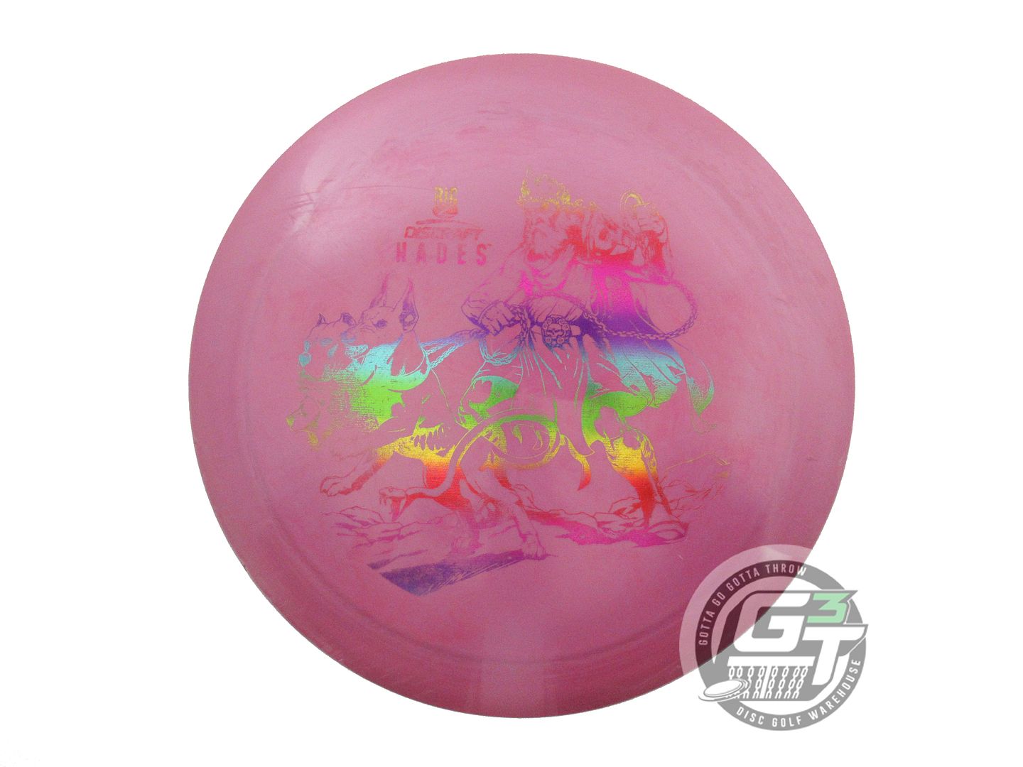 USED Discraft Big Z Hades 169g Purple Rainbow Foil Driver Golf Disc