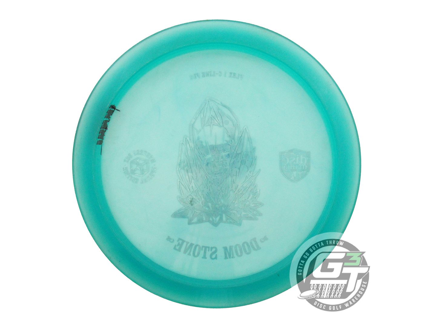 USED DiscMania DOOM STONE C-Line Flex 1 FD3 173g Aqua Teal Flower Driver Disc