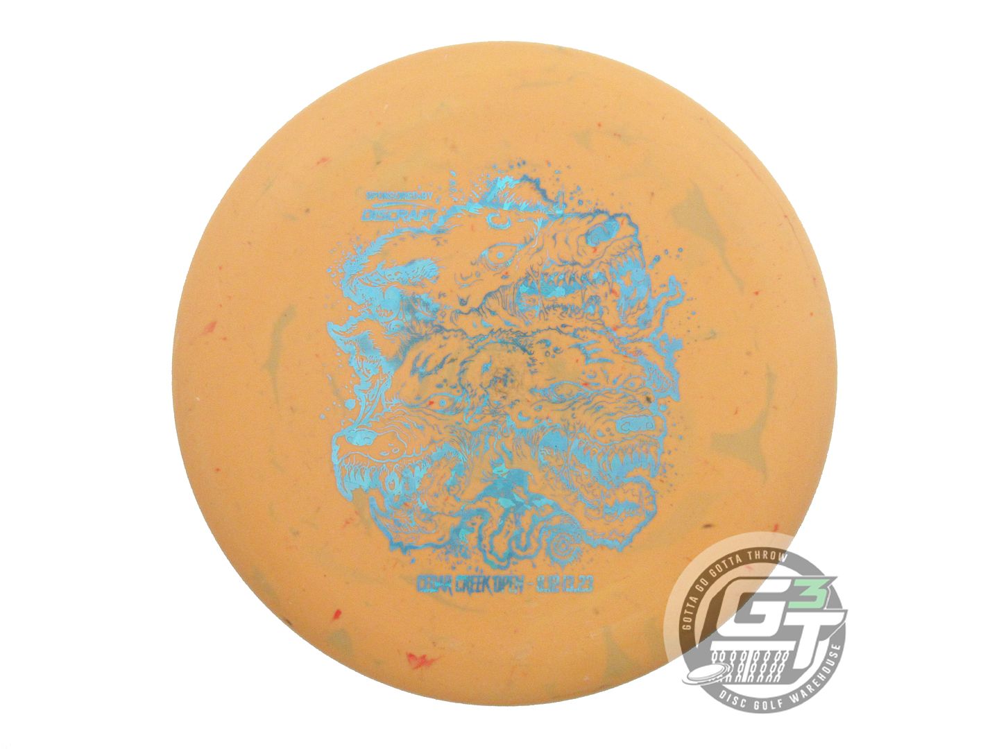 USED Discraft [CEDAR CREEK OPEN] Jawbreaker Challenger 174g Peach Putter Disc
