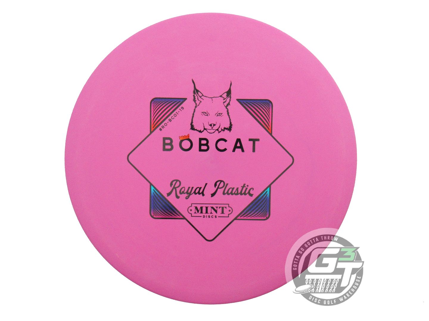 NOS Mint Discs Royal Bobcat 172g Pink Midrange Golf Disc