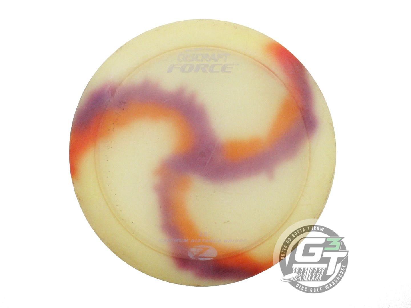 USED Discraft FlyDye Z Force 171g Pinwheel Distance Driver Golf Disc