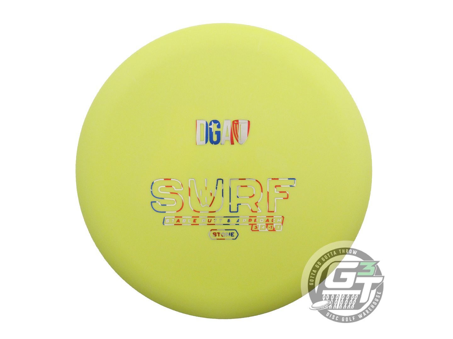 DGA D-Line Stone Surf Putter Golf Disc (Individually Listed)