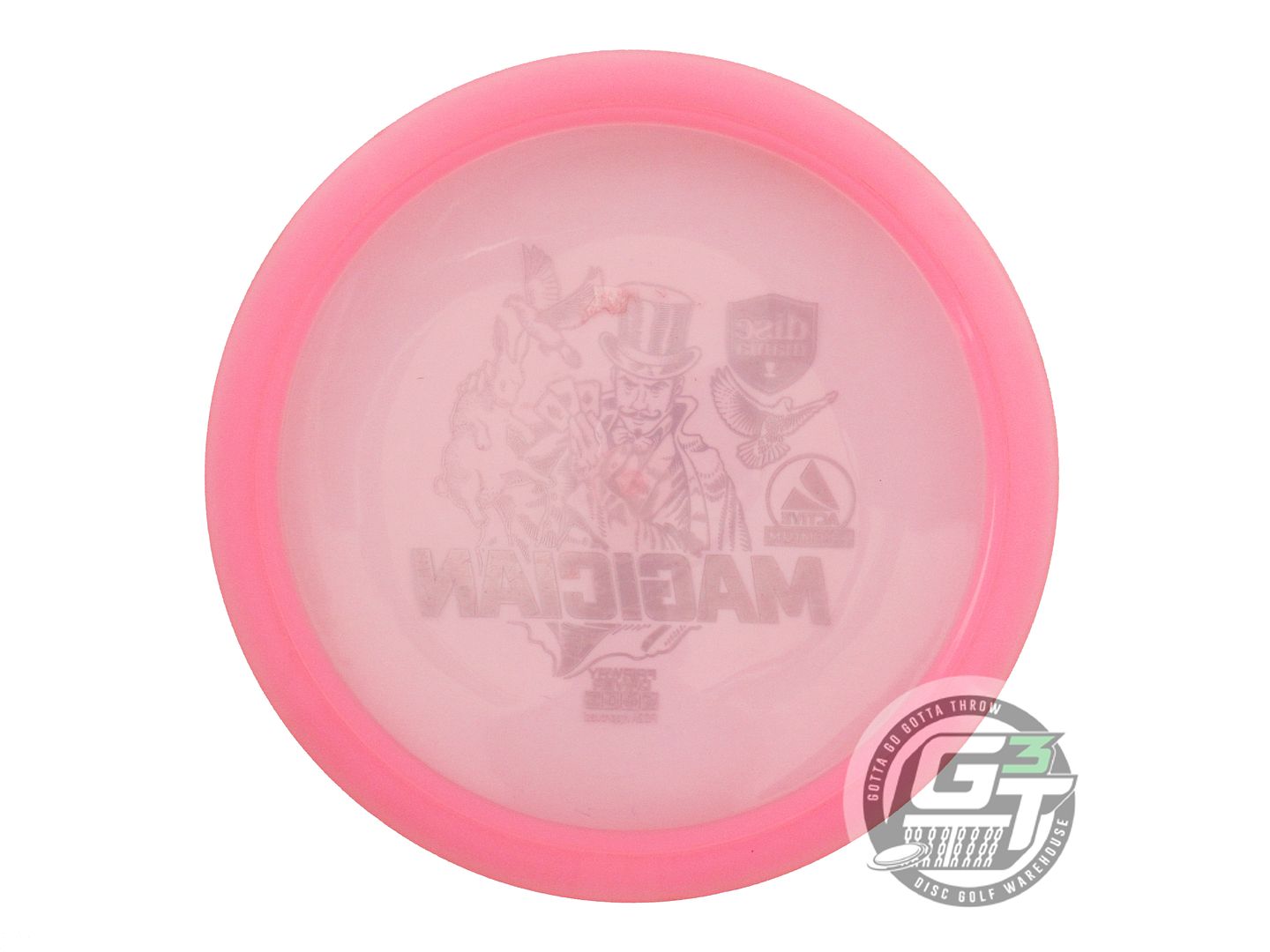 USED DiscMania Active Premium Magician 175g Pink Silver Foil Fairway Driver Disc