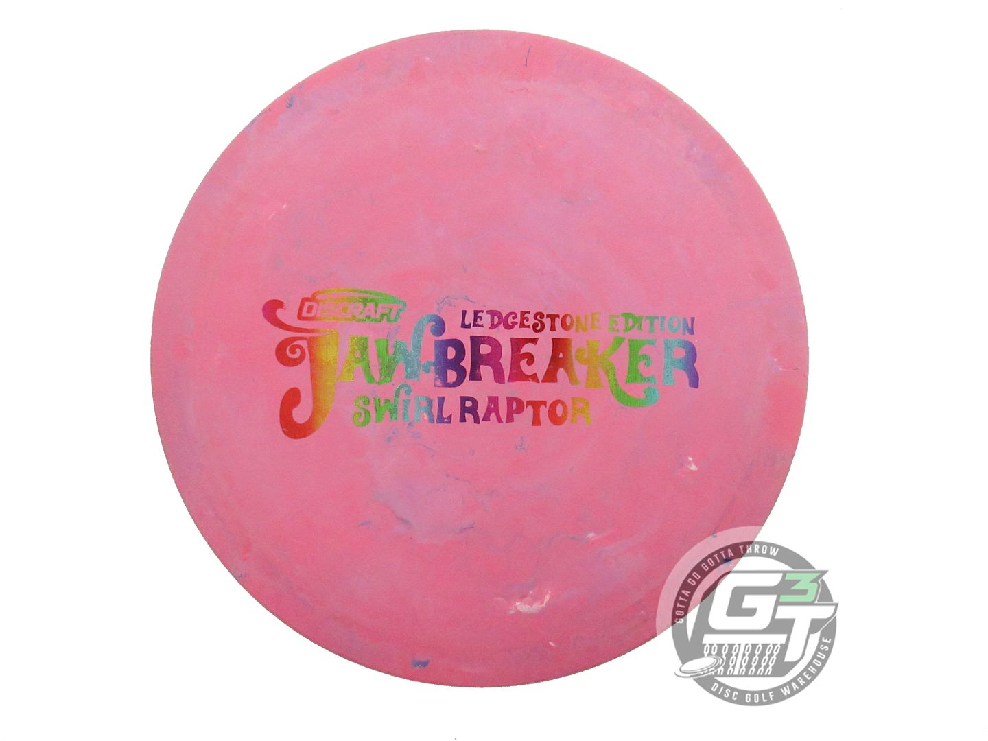 USED Discraft [LEDGESTONE] Jawbreaker Raptor 175g Pink A Distance Driver Disc