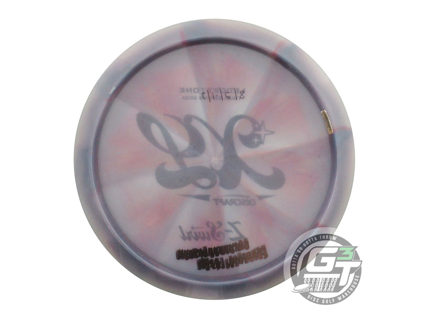 USED Discraft [LEDGESTONE] Z Swirl XL 175g Gray-Purple Distance Driver Golf Disc