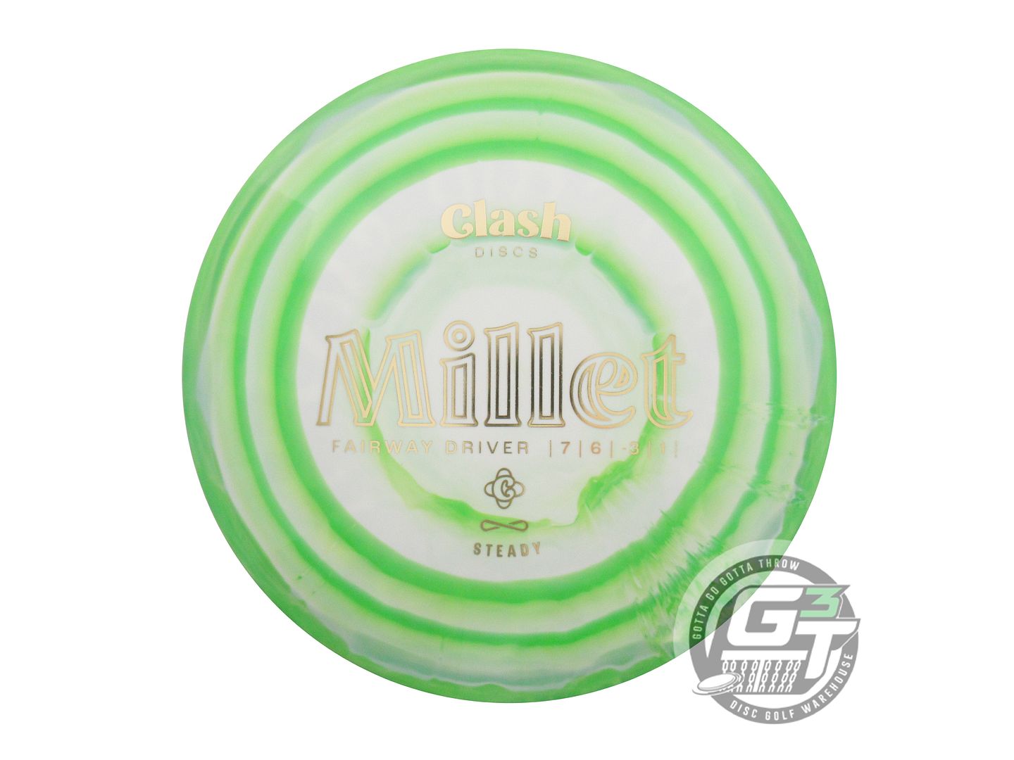 Clash Steady Ring Millet Fairway Driver Golf Disc (Individually Listed)