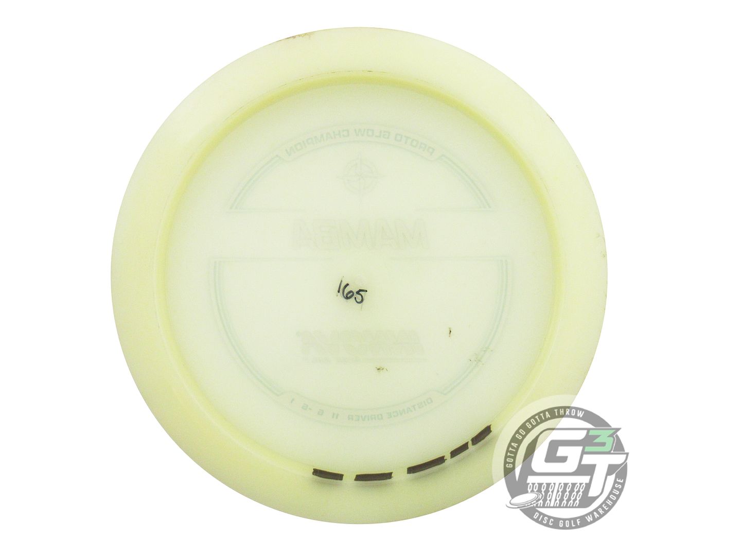 USED Innova PROTO Champion Glow Mamba 165g Aqua Foil Distance Driver Golf Disc