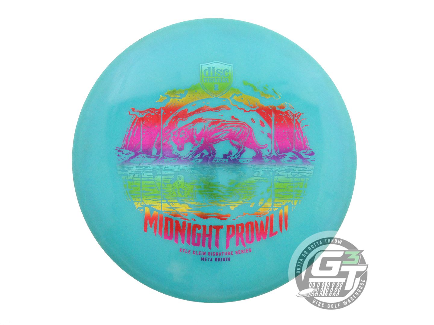 USED DiscMania MIDNIGHT PROWL 2 Meta Origin 177g Seafoam Midrange Golf Disc