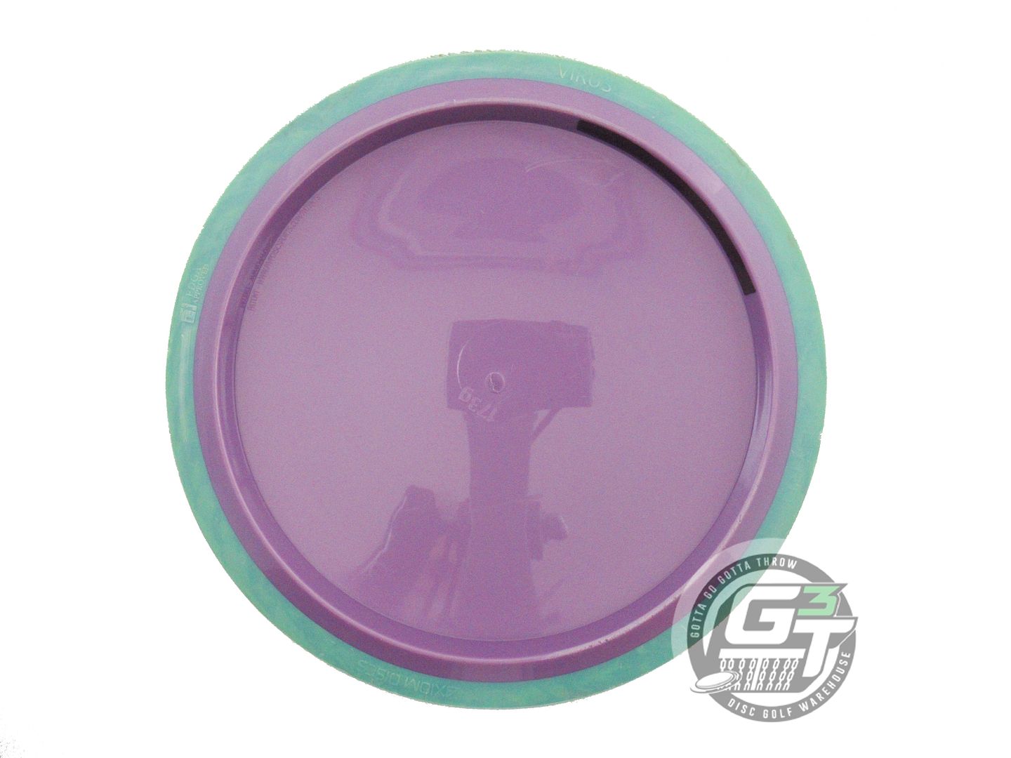 USED Axiom Discs Neutron Virus 173g Purple Seafoam Rim Distance Driver Disc