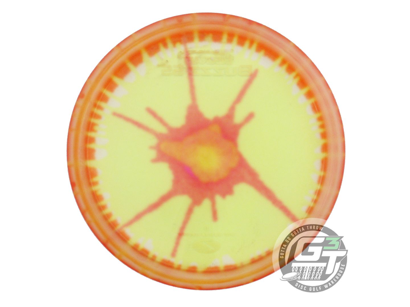 USED Discraft FlyDye Z Buzzz SS 176g Orange Burst Midrange Golf Disc