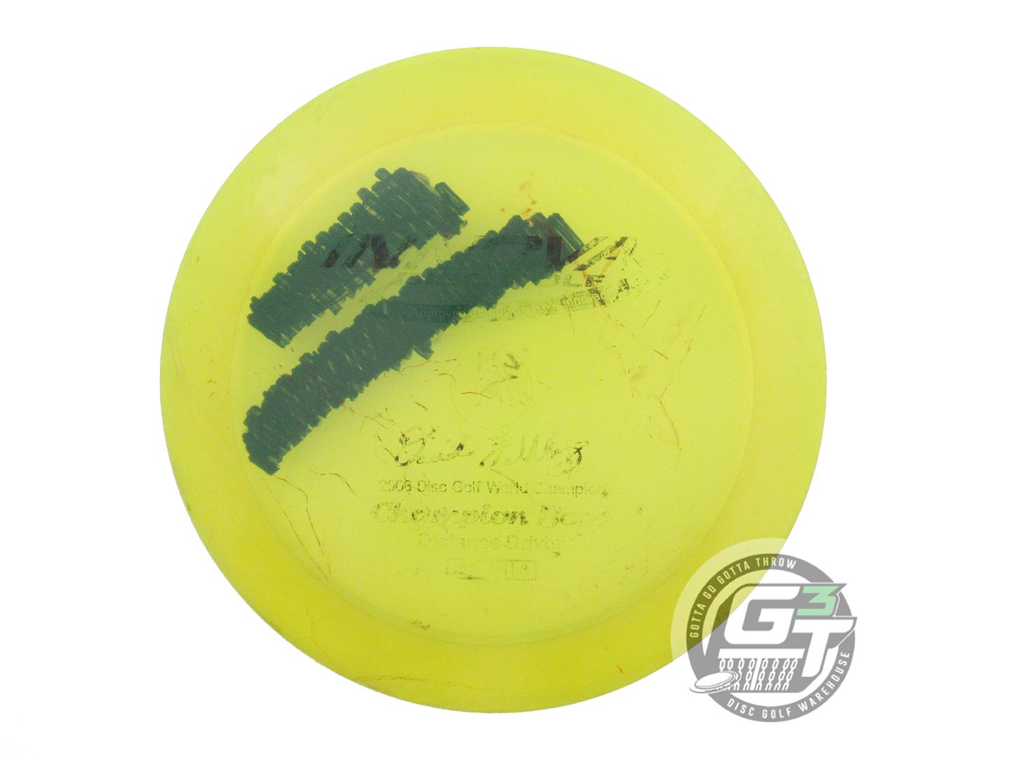 USED Innova Champion Boss 176g Yellow Wiped Stamp Distance Driver Golf Disc