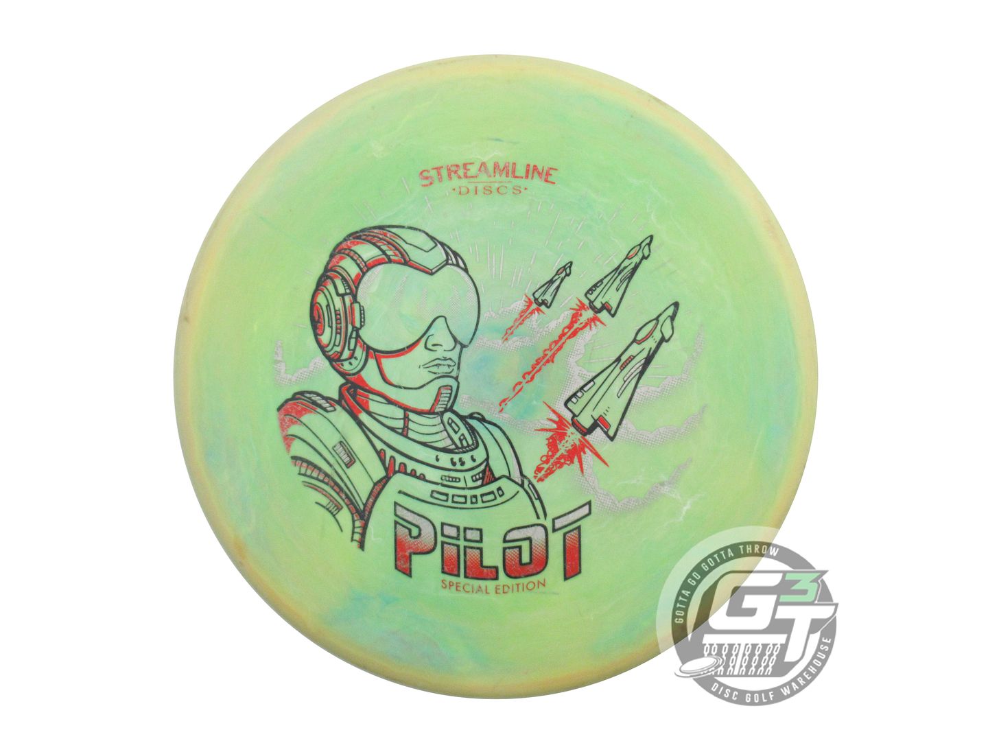 USED Streamline Discs [SE] Neutron Pilot 175g Yellow-Olive Putter Golf Disc