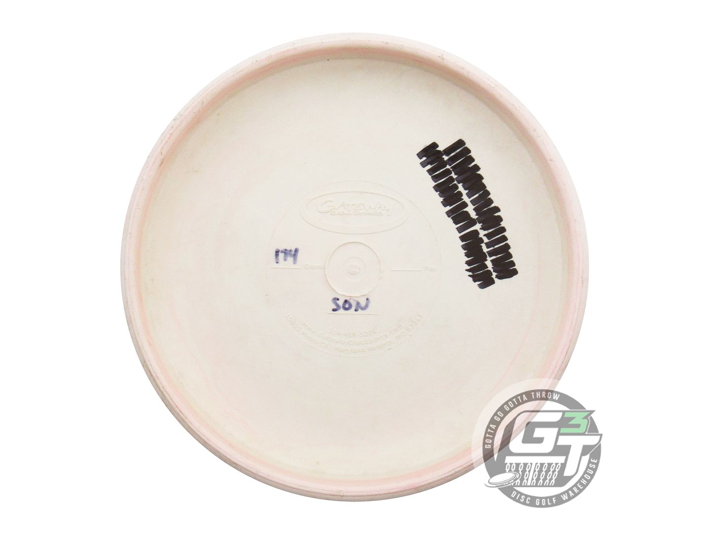 USED Black Zombie BLANK TOP Prototype SSS Radar 174g White A Putter Golf Disc