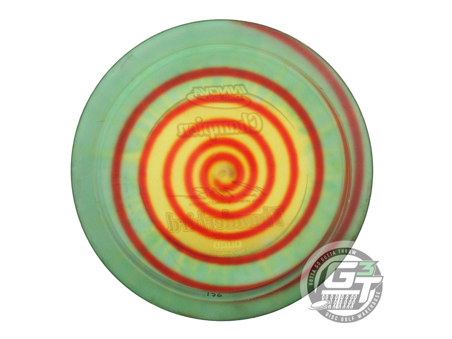 USED Innova [McBETH] I-DYE Champion Thunderbird 176g Green Spiral Driver Disc