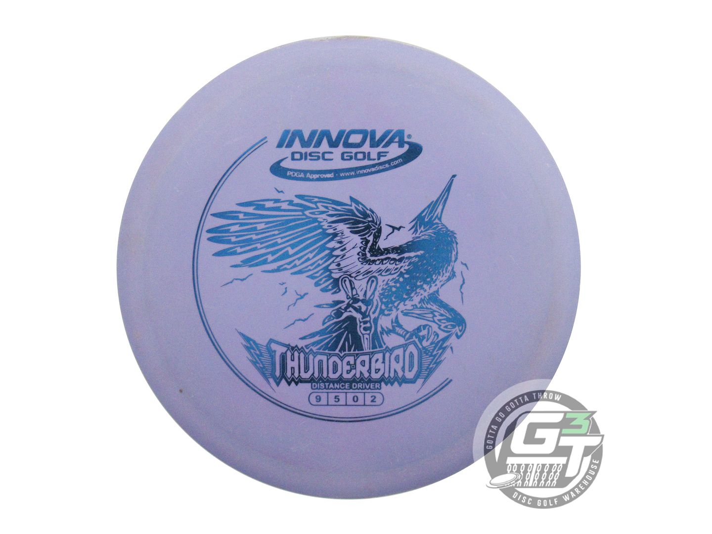 USED Innova DX Thunderbird 173g Purple Blue Foil Distance Driver Golf Disc