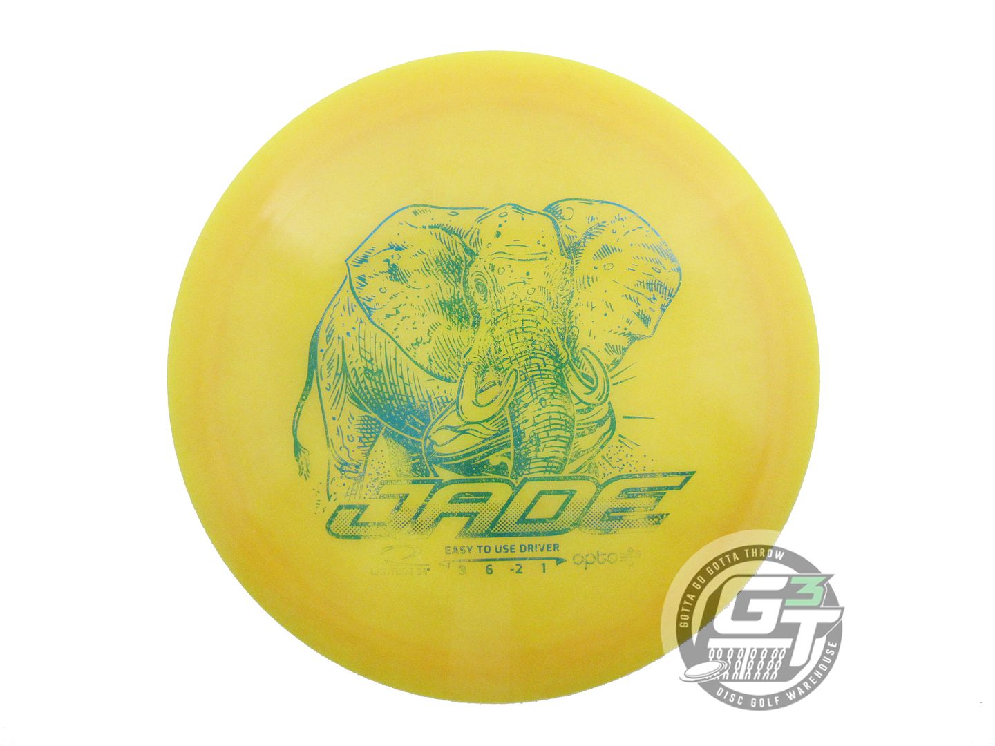 USED Latitude 64 Opto AIR Jade 149g Yellow Blue Foil Fairway Driver Golf Disc