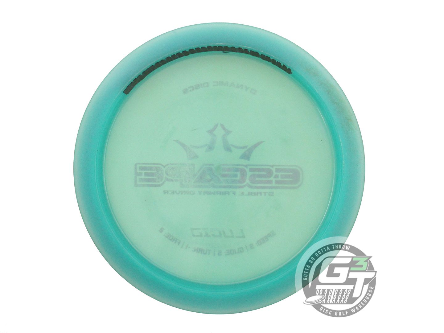 USED Dynamic Discs Lucid Escape 168g Seafoam Pink Foil Fairway Driver Golf Disc